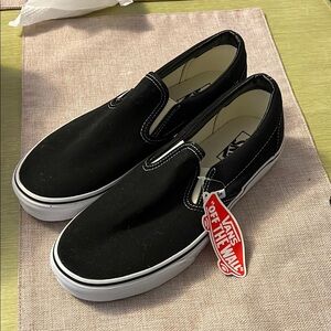 Vans Men's Black Slip-On Shoes